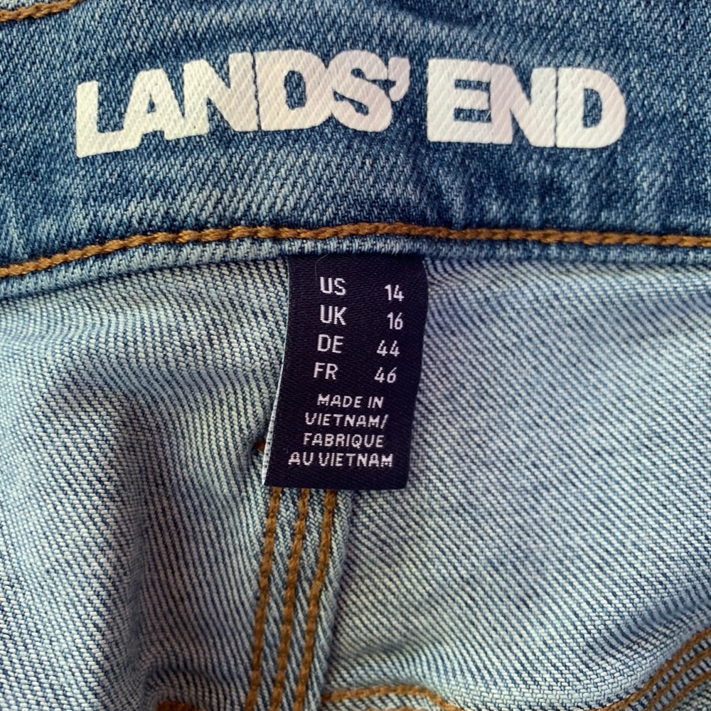 Lands’ End High Waist Women’s Carpenter Jeans - Picture 4 of 8